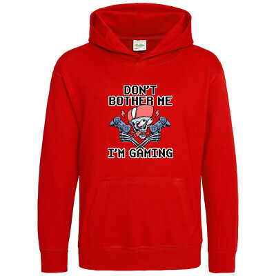 Dont Bother Me Jungen Hoodie Gaming Geburtstag Junge Gamecontroller Video Compute...