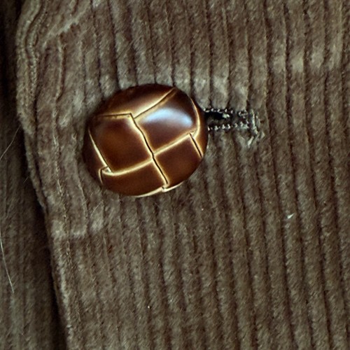 Lauren by Ralph Lauren Sport Coat Blazer Size 46R Mens Corduroy Two Button Brown - Picture 8 of 10