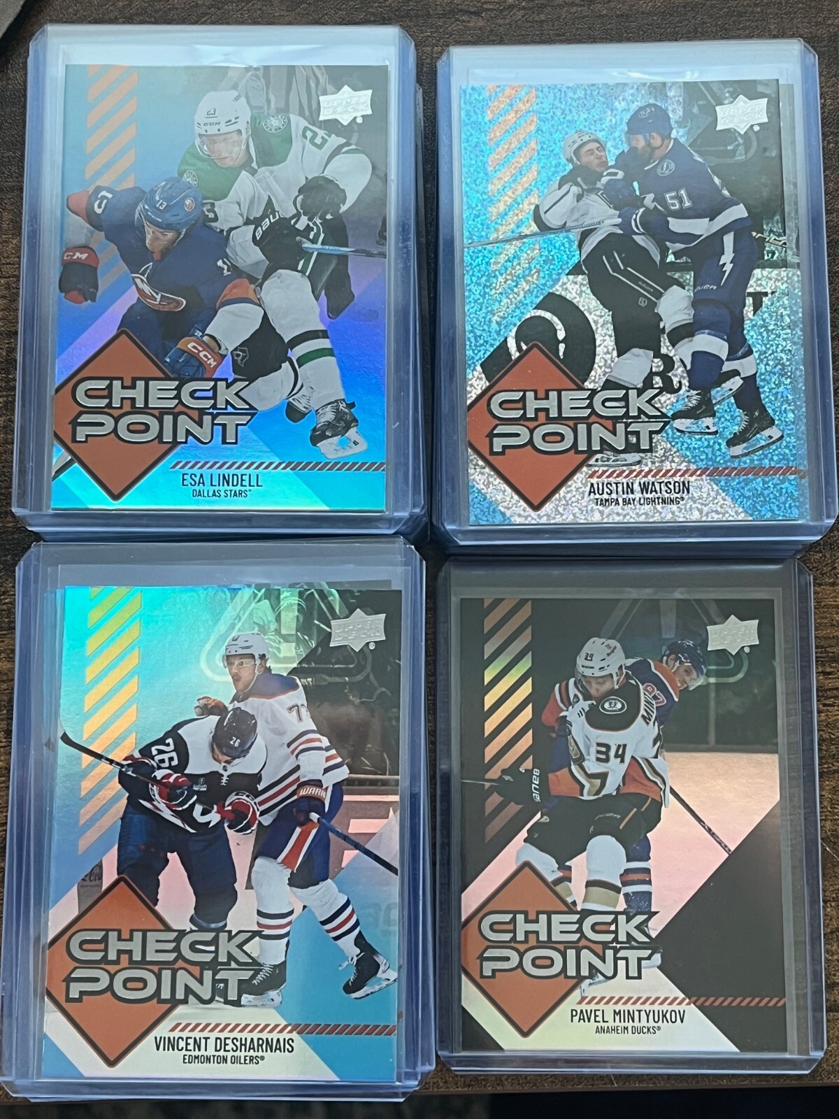 2024-25 Upper Deck HOCKEY CHECKPOINT BASE/SPECKLE/BLACK (COMPLETE YOUR SETS) Low