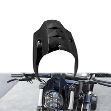 Black Headlight Fairing Bracket Fit For Harley Softail Breakout FXBRS 2018 - 23