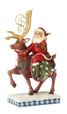 Jim Shore Santa Riding Reindeer Dreams Delivered #6001471 BRAND NEW 45544964104 | eBay