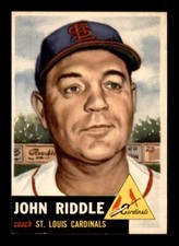 1953 Topps John Riddle #274 NM *very high grade and rare condition*