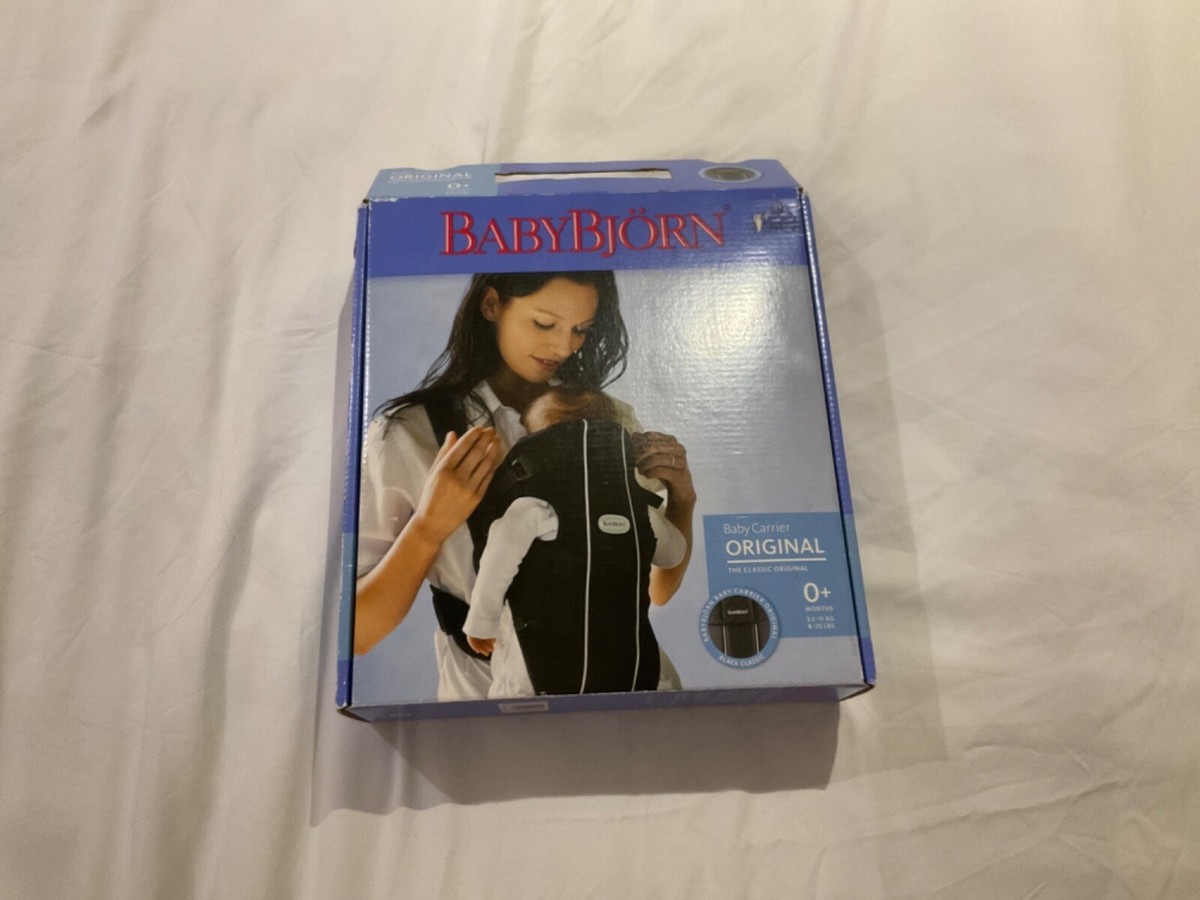 BabyBjörn 100% Cotton Baby Carrier Black (023056) 7317680230560