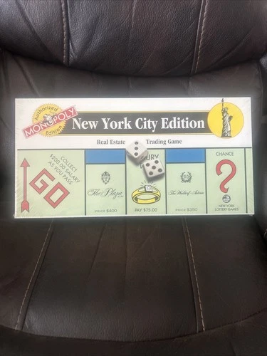Vintage Monopoly New York City Edition NYC 1996 Board Game Hasbro New In Wrap