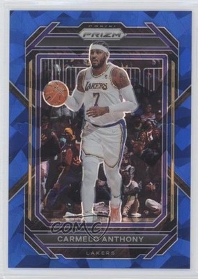 2022-23 Panini Prizm Blue Ice Prizm /125 Carmelo Anthony #144 HOF 16p1