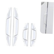 4 PCS Car Door Anti-Collision Strip, Rearview Bumper Car Door Edge Guards,