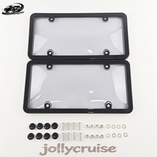 License Plate Covers Waterproof Dustproof Protector Frame Cover License Plate Covers Waterproof Dustproof Protector Frame Cover