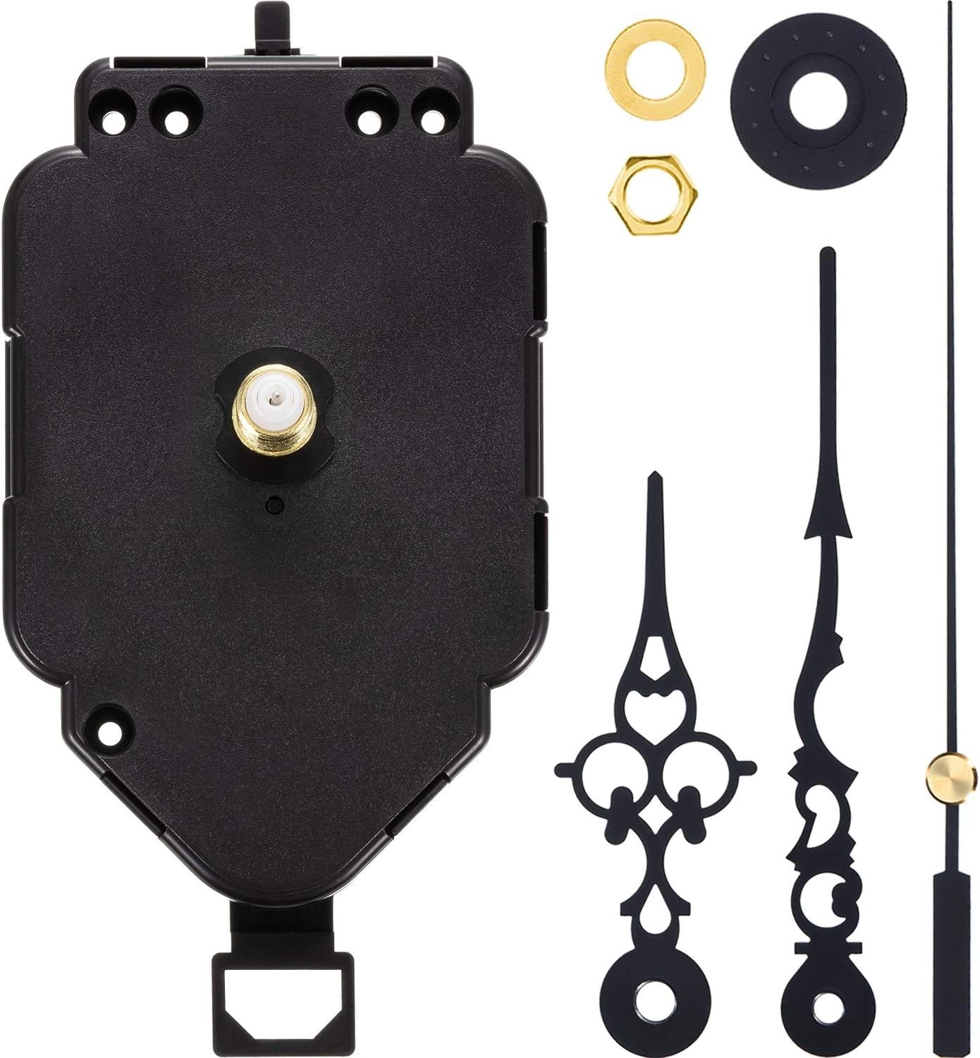 DIY Quartz Clock Movement Kit with Pendulum - Elegant Replacement Mechanism
