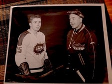 1959 BILL HICKE NHL HOCKEY PHOTO TOE BLAKE MONTREAL CANADIENS FORUM TYPE 1 AHL