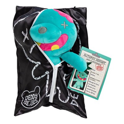 Deddy Bears - Zombear Halloween Bear in Bag, Soft Toy Plush, Green