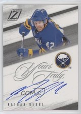 2010-11 Zenith Yours Truly Auto Nathan Gerbe #NG Auto 2d8