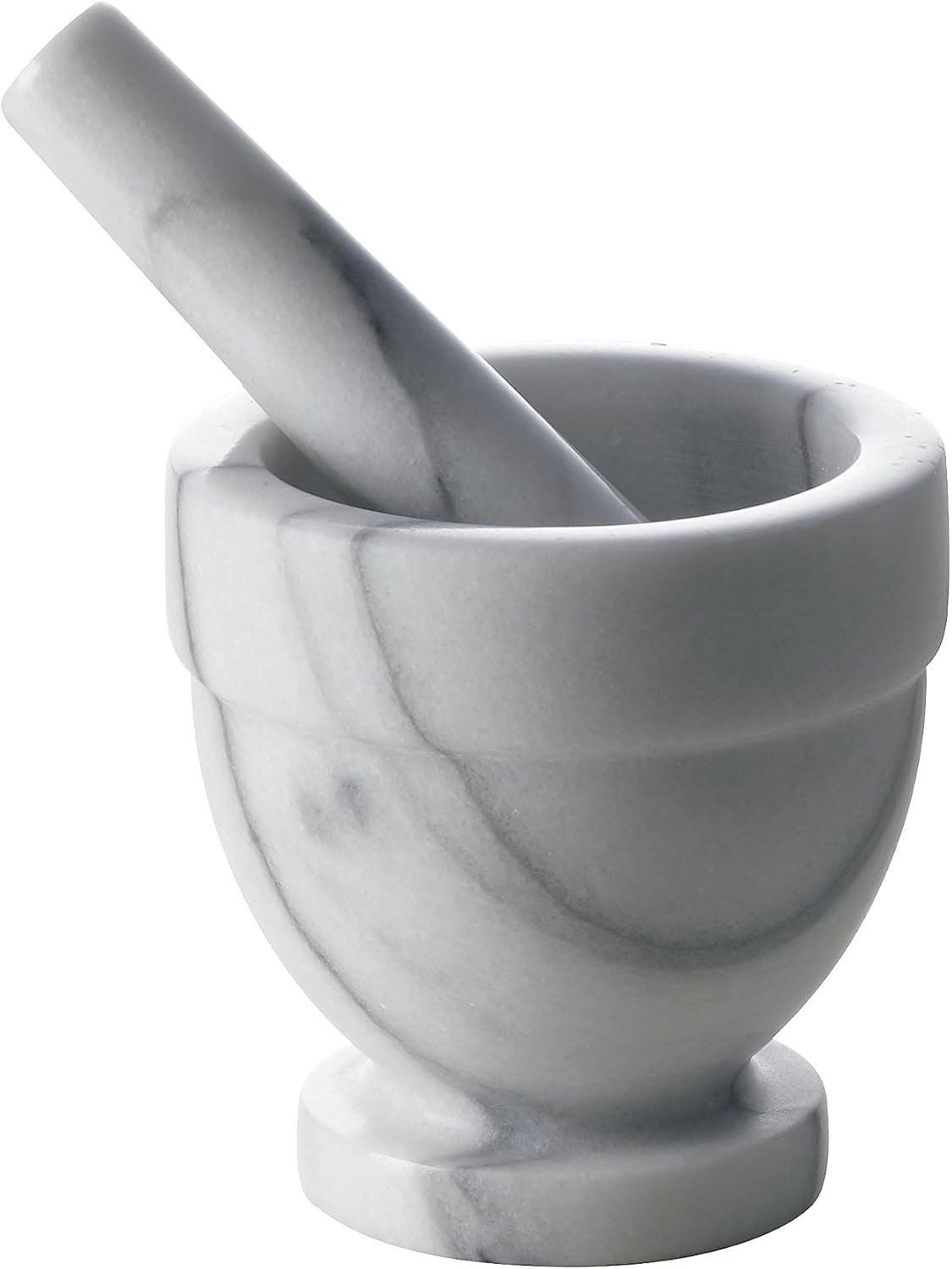 Mortaio in Marmo Grigio per Spezie e Erbe - Alta Efficienza in Cucina