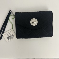 NWT Vera Bradley your turn smartphone wristlet black quilted
