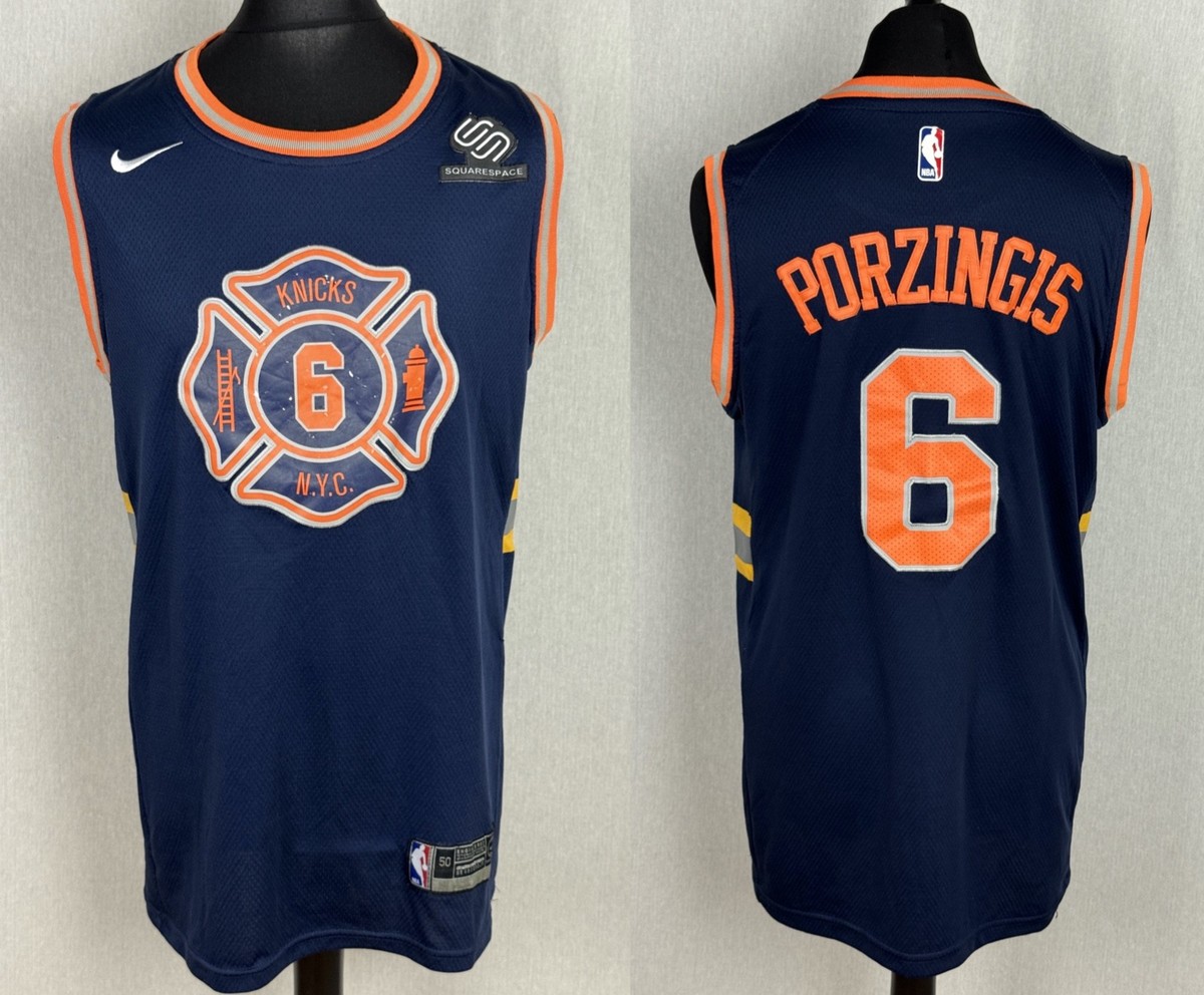 Porzingis Knicks New Jerseys 2018 New York Knicks #6 Porzingis