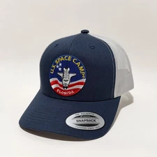 U.S. Space Camp Florida Patch Snapback Trucker Mesh Hat