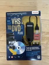 Roxio Easy VHS to DVD 3 Plus Box Video Transfer Kit Open box USB YouTube
