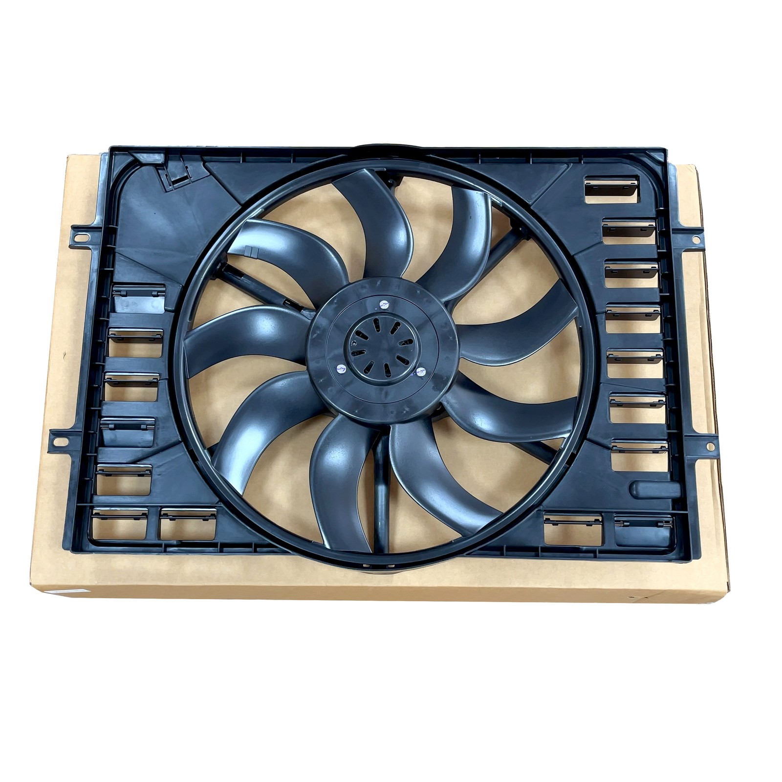 Radiator Cooling Fan Motor Assembly 08-18 3W0121205E for Bentley Continental GT