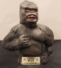 KING KONG Jim Beam Whiskey Decanter Bottle 1976 Paramount Film 