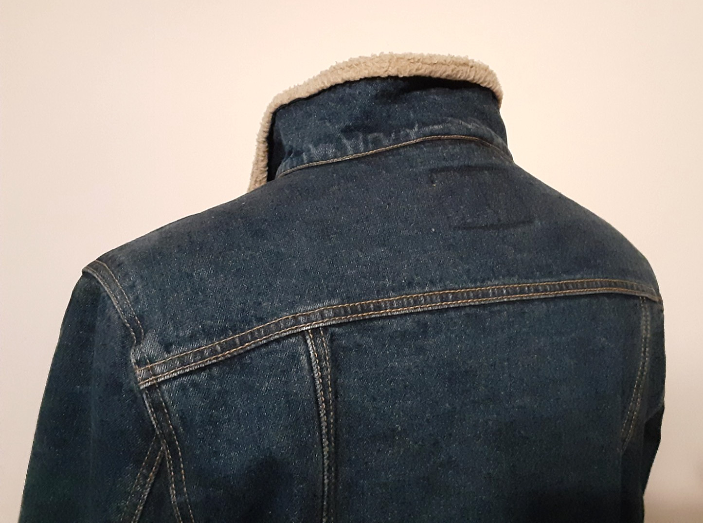 C.E. Schmidt Trucker Jacket Large Blue Cotton Den… - image 14