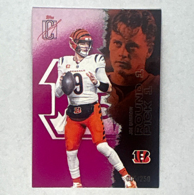 Topps Signature Class 2025 Joe Burrow Rookie magenta #13 Bengals 005/250