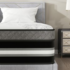 12"/14" Gel Memory Foam Hybrid Spring Mattress in a Box Twin Full Queen King