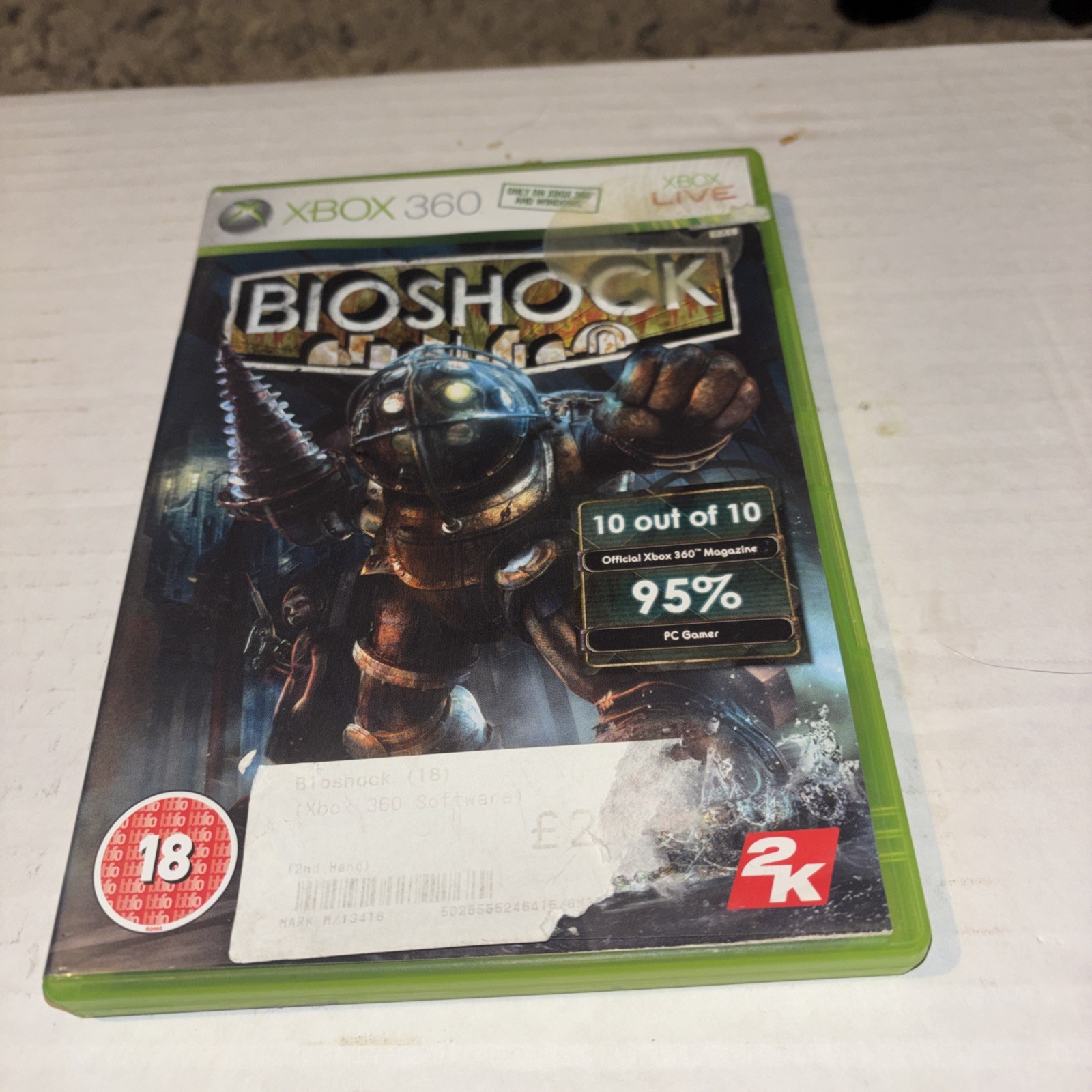 Bioshock 1 Xbox 360 Complete With Manual