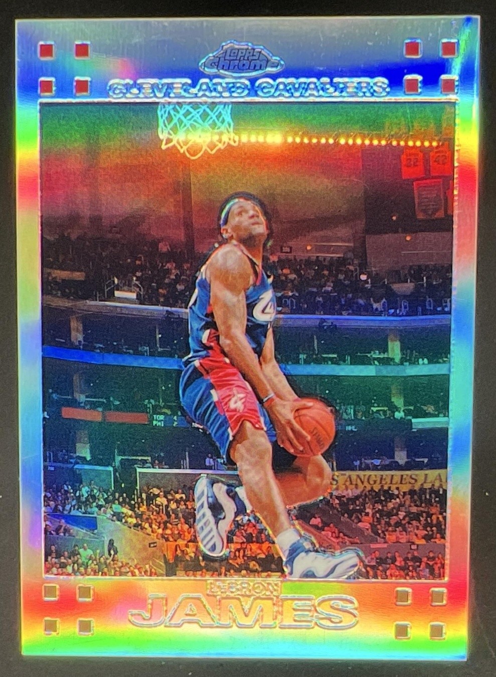 LeBron James 2007 Topps Chrome #23 Refractor /999 Price Guide