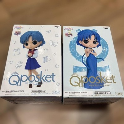Ami Mizuno Qposket Figure Princess Mercury 2P Set Anime Sailor Moon Figure