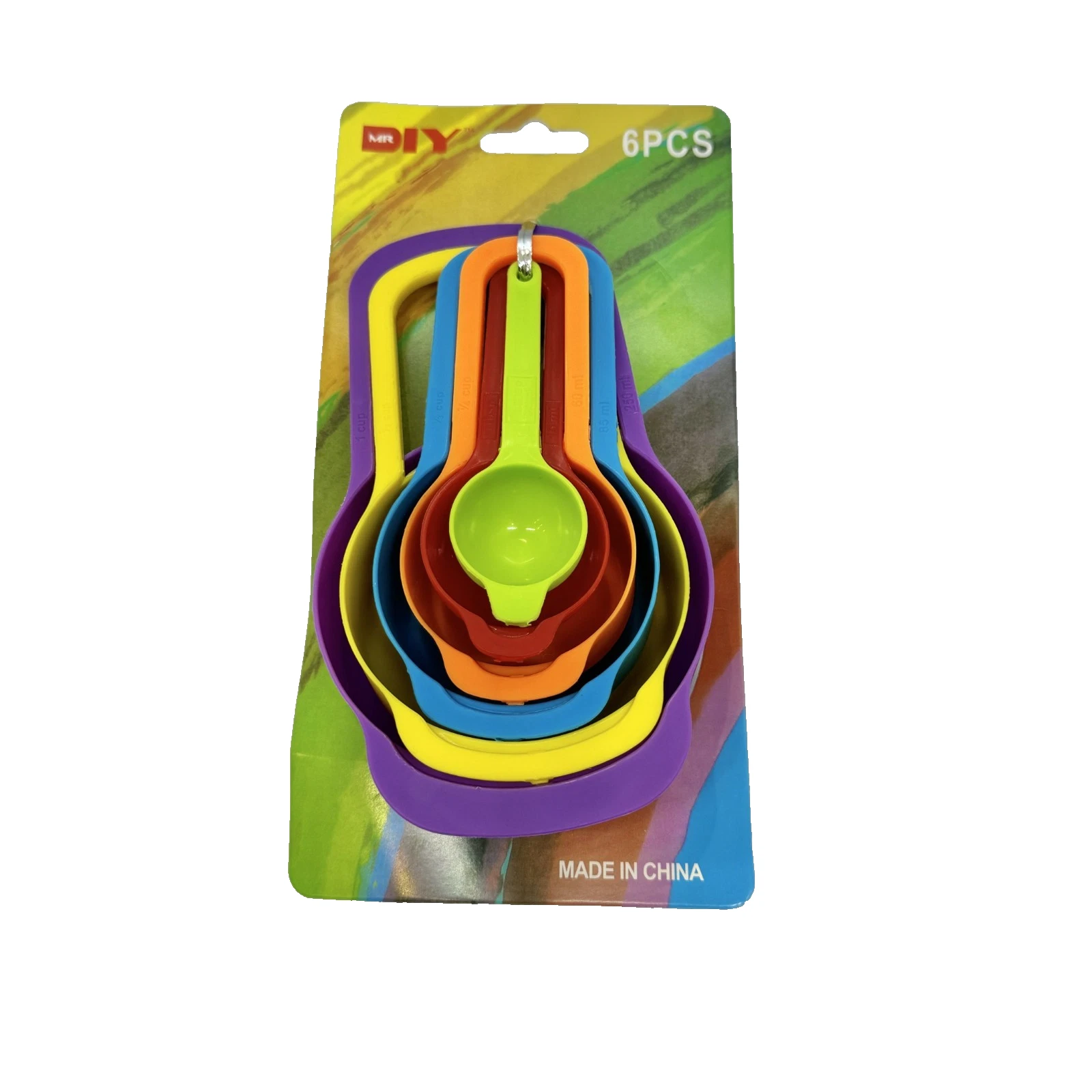 Measuring Cup and Spoon Set 6 pieces for Baking and Cooking tools