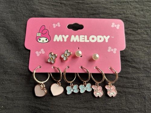 My Melody Kuromi Earrings Hair Accessories Pins Hello Kitty Bracelets Lot Sanrio - Picture 12 of 16
