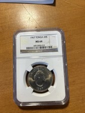 1967 Tonga 20 S MS 64 NGC certified