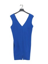 Mango Bodycon Midi Dress M in Blue