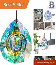 High-Quality Crystal Suncatcher Prism - 89mm Hanging Pendant for Gift Giving