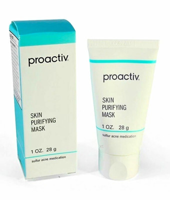 Proactiv Skin Purifying Mask with Sulfur Acne Treatment for Face, White, 1 oz