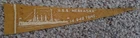 WW1 USS NEBRASKA BATTLESHIP BB-14 Holsum Bread US Navy Felt Pennant Premium WWI