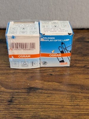 HLX 64627 EFP 12V 100W GZ6.35 OSRAM Xenophot optic halogen lamps for microscope