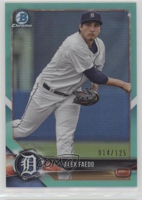 2018 Bowman Chrome Prospects Aqua Refractor 14/125 Alex Faedo #BCP124 0wq