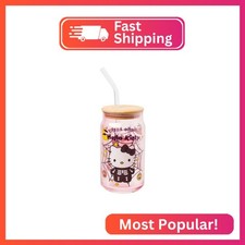 Silver Buffalo Sanrio Hello Kitty Halloween Spooky Skeleton Costume Pink Lavende