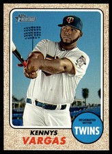 Kennys Vargas 2017 Topps Heritage #304 Minnesota Twins 25680 Baseball Card