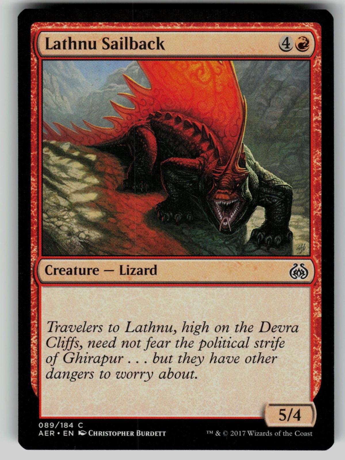 Lathnu Sailback 89 Aether Revolt Magic: The Gathering Common