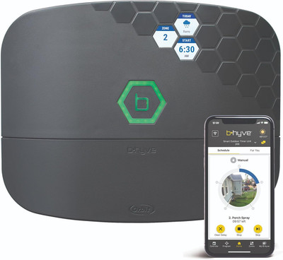 B-Hyve XR Smart Sprinkler Timer - 8-Zone - Wifi-Enabled Indoor/Outdoor Irrigatio