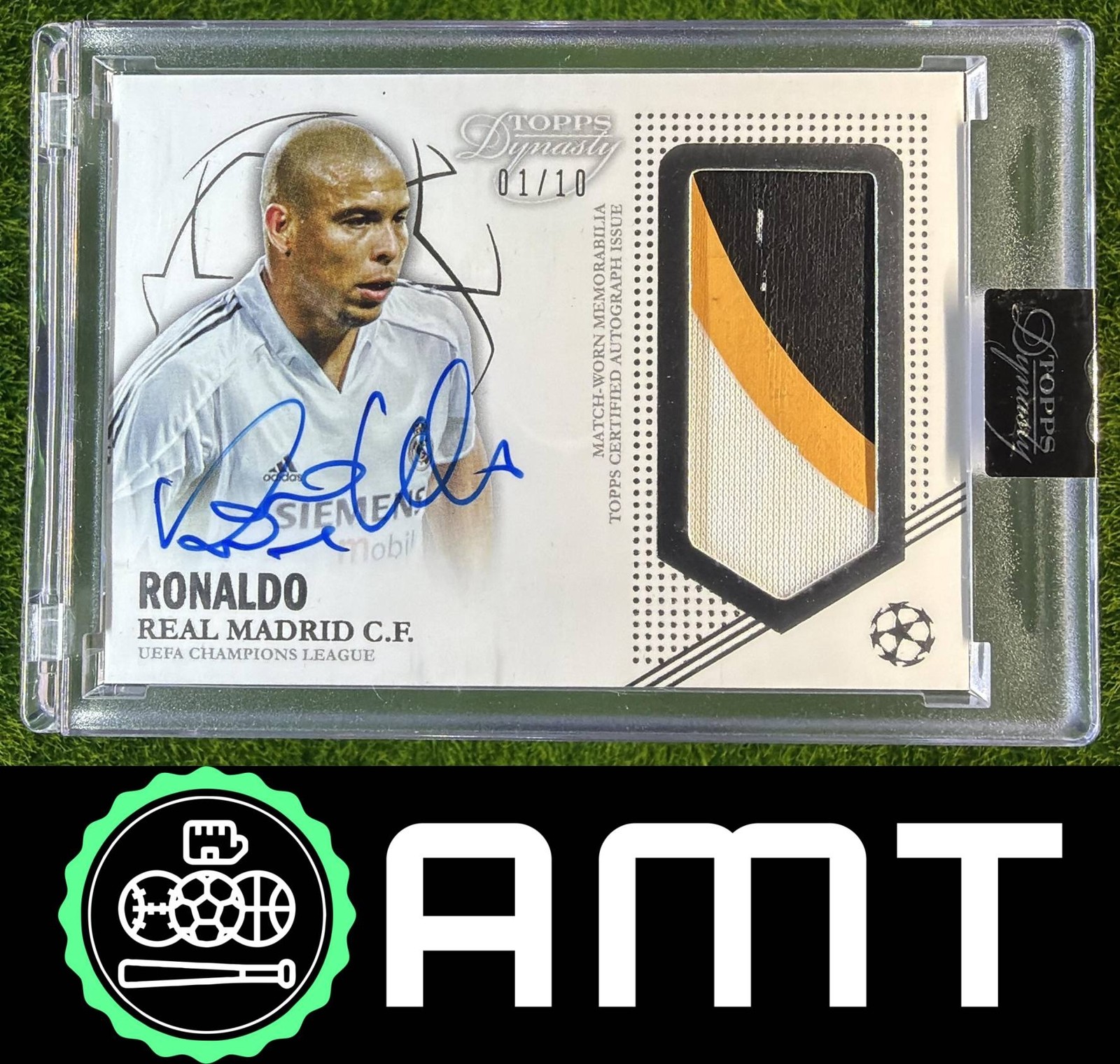Ronaldo Patch Auto 2022-23 Topps Dynasty UEFA Champions 1/10 Real Madrid AP-RN2