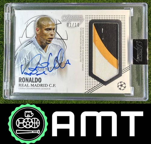 Ronaldo Patch Auto 2022-23 Topps Dynasty UEFA Champions 1/10 Real Madrid AP-RN2
