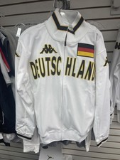 Vintage Kappa Deutschland Germany Track Jacket White Size L