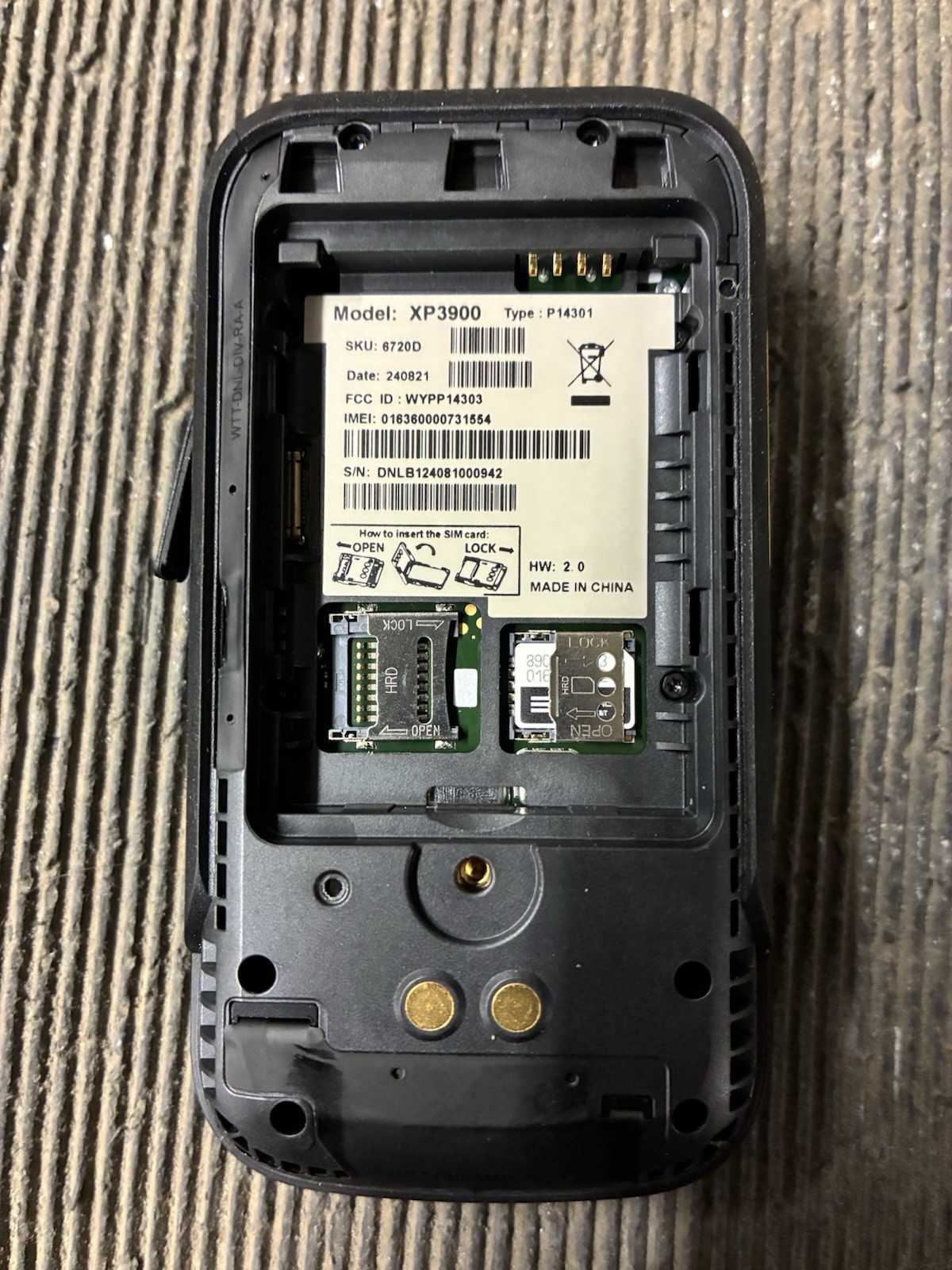 Sonim XP3900/XP3Plus Cellphone/ Dumb Phone/ Flip Phone W/rear Facing Camera