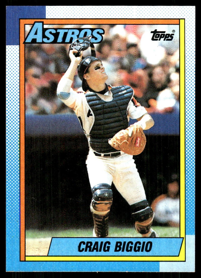 Craig Biggio 1990 Topps #157 Astros FREE SHIPPING StackedPacks