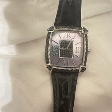 JUDITH RIPKA Stainless Steel Wristwatch Leath...