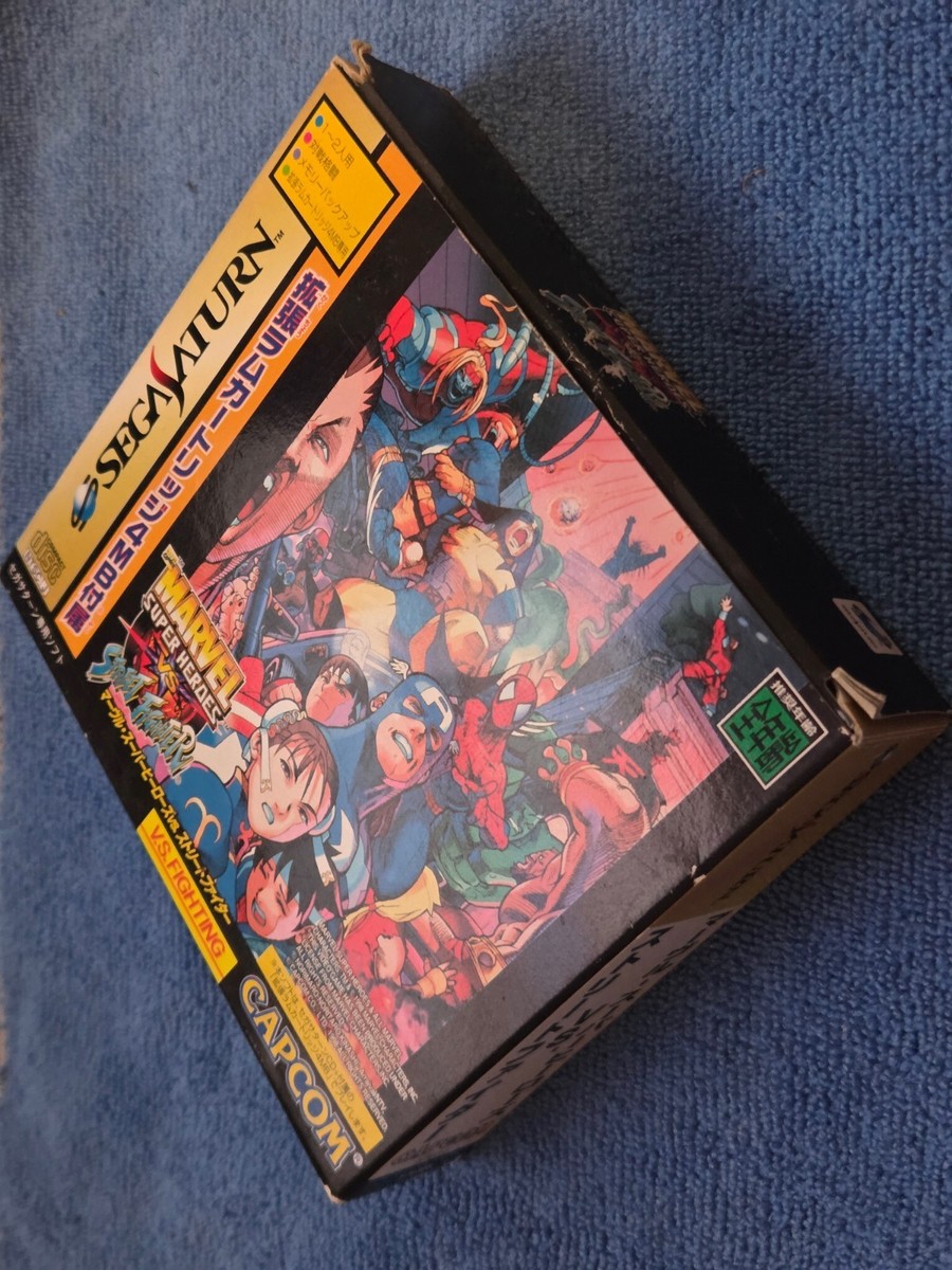 Marvel Super Heroes vs Street Fighter w/ 4MB RAM Cart Sega