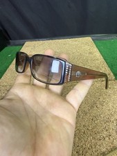 Authentic Versace MOD 4041-B 209/41 Medusa Crystal Brown Sunglasses Italy