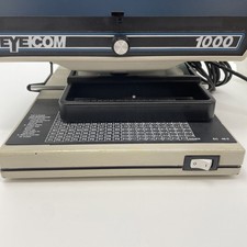 Vintage Eyecom 1000 Microfiche Reader Machine Working / PAT tested K12